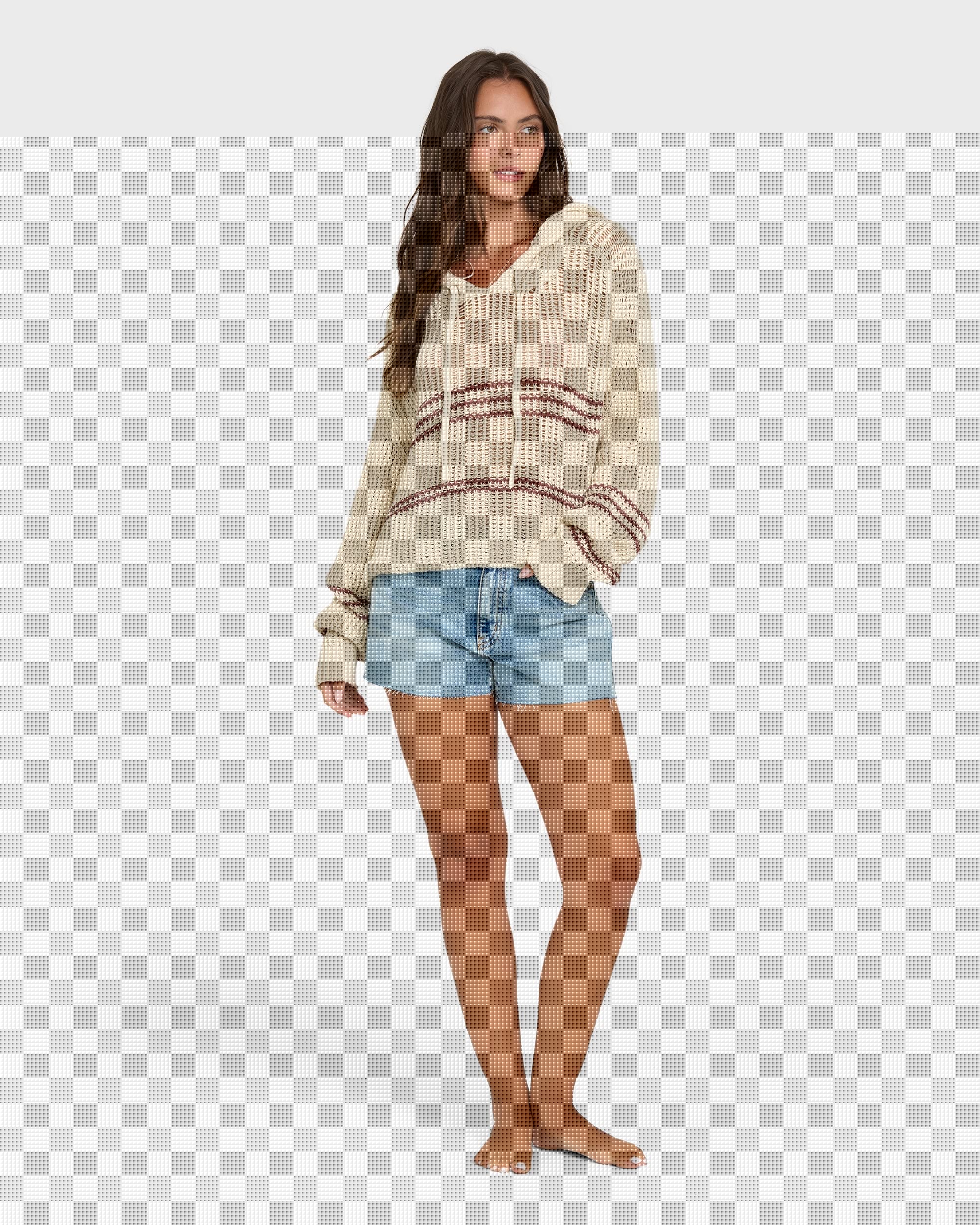 Dawn Pullover Hoodie - White Cap