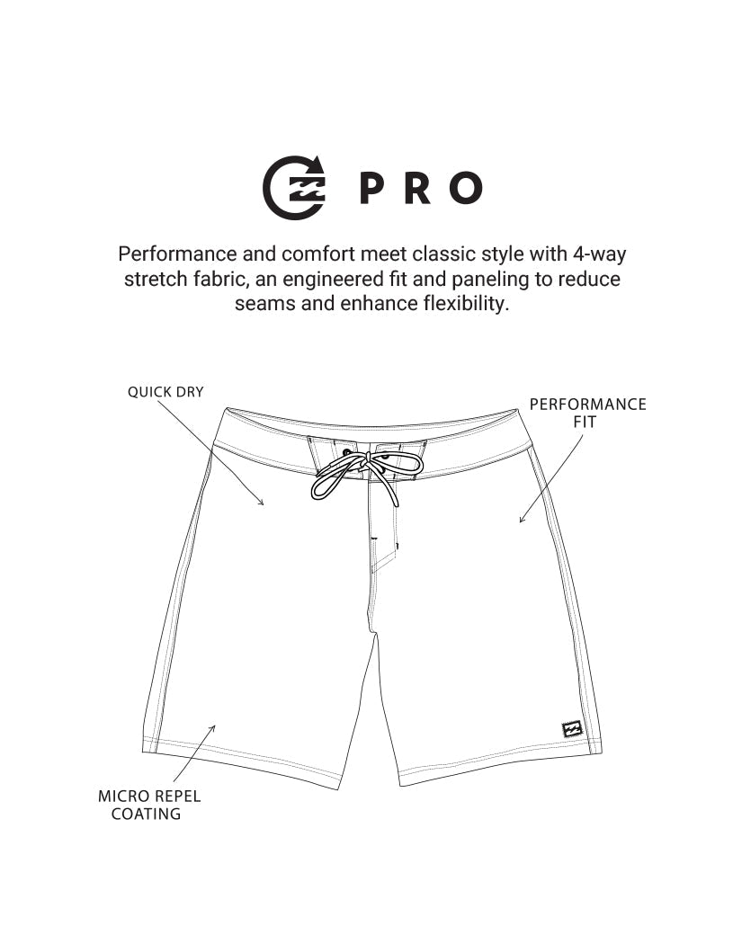 Spec 73 D Bah 2.0 Pro 20 Boardshorts - Black